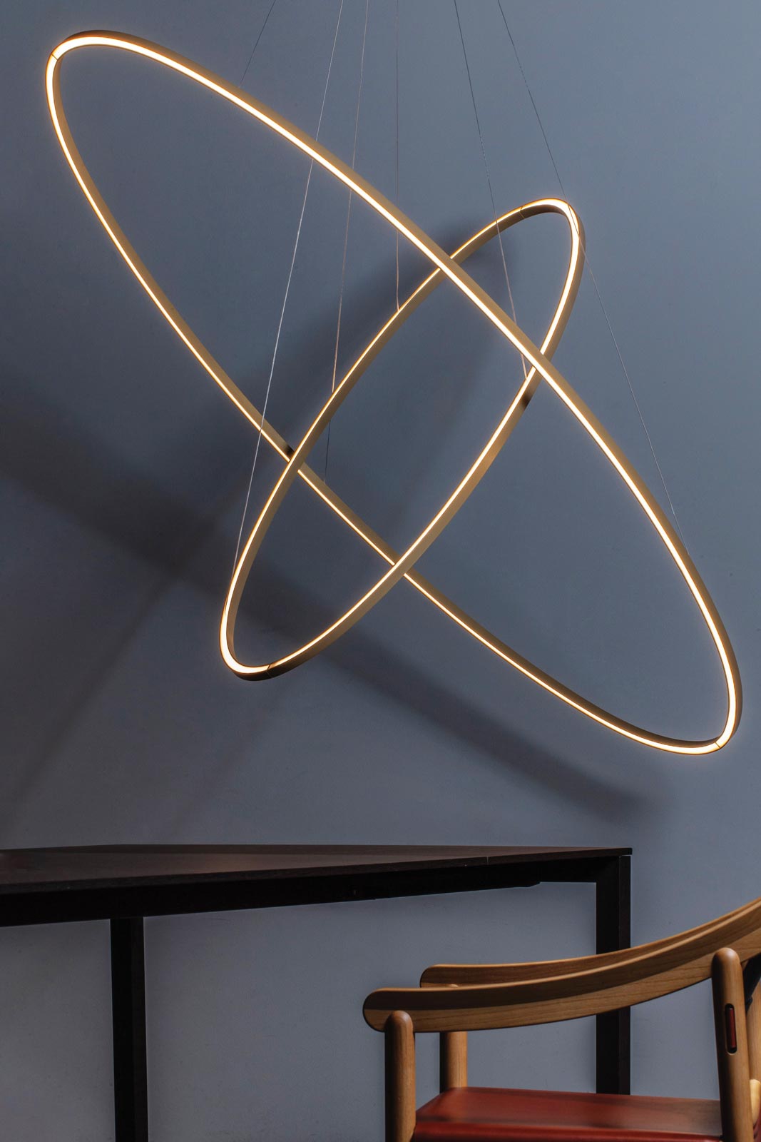 Ellisse Double Mega Pendant Lamp by Nemo Lamps